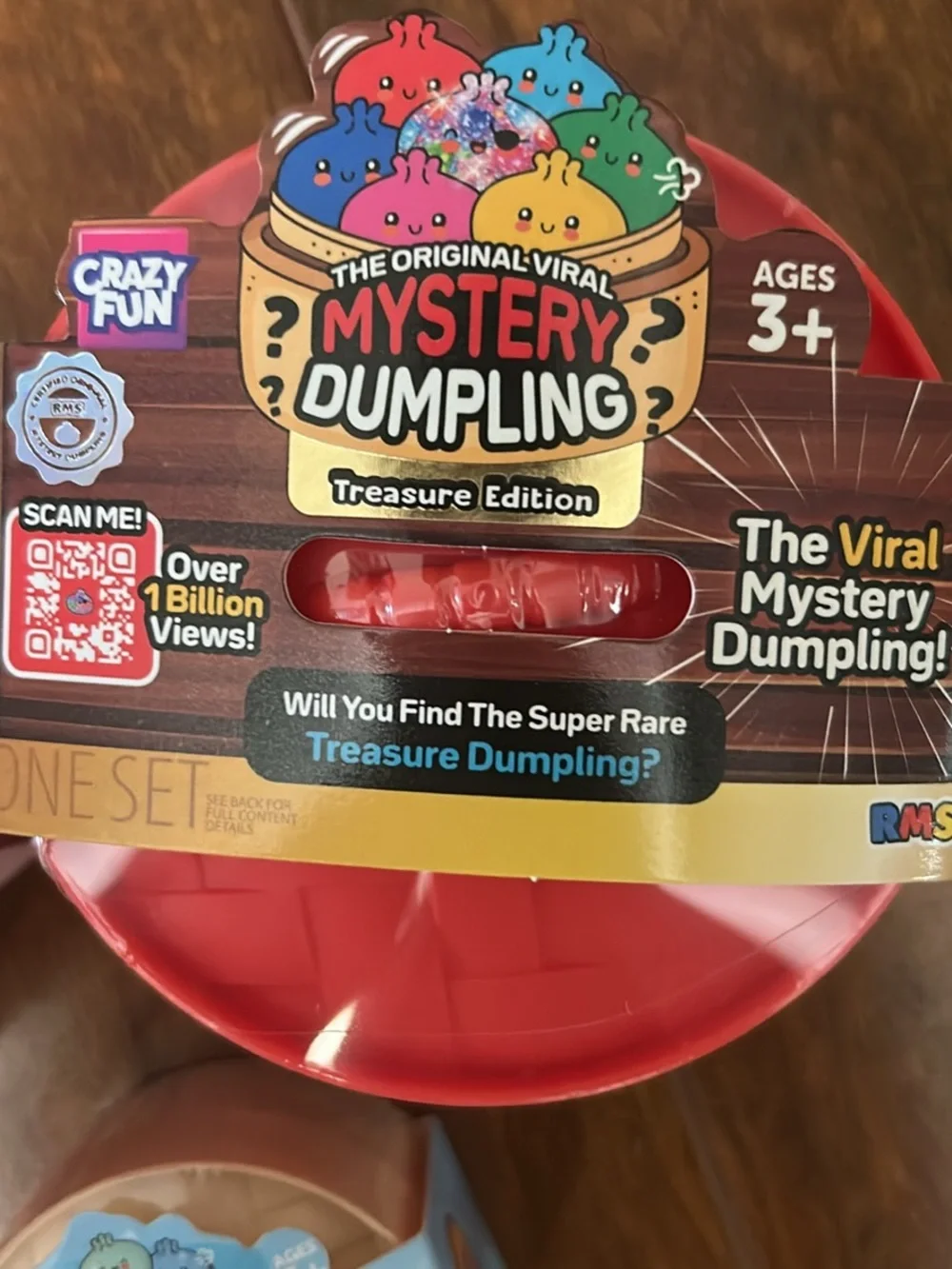 (3) Mystery Dumplings. Treasure Edition, Cotton Candy Ed and Mini Glitter Ed